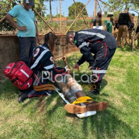 Fotos de Homem é baleado após atacar investigador e filho de 9 anos em Maringá