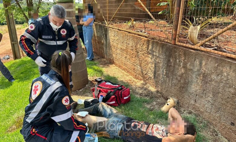 Homem é baleado após atacar investigador e filho de 9 anos em Maringá Foto 1 Fotos de Homem é baleado após atacar investigador e filho de 9 anos em Maringá