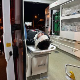 Fotos de Homem fica preso nas ferragens após acidente em Maringá