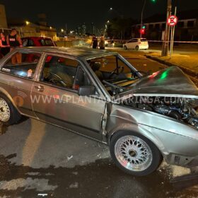 Fotos de Homem fica preso nas ferragens após acidente em Maringá