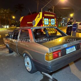Fotos de Homem fica preso nas ferragens após acidente em Maringá