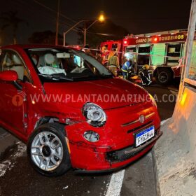 Fotos de Homem fica preso nas ferragens após acidente em Maringá