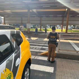 Fotos de Câmera de segurança registrou trabalhador sendo atropelado por ônibus da TCCC em Maringá