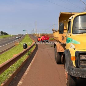 Fotos de Homem sofre ferimentos graves ao ser atropelado por caminhão em Maringá