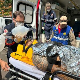 Fotos de Homem suspeito de matar uma pessoa em Maringá é baleado na nuca em Mandaguaçu
