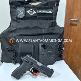 Fotos de Imagens mostram homem atirando na casa da ex-namorada em Sarandi