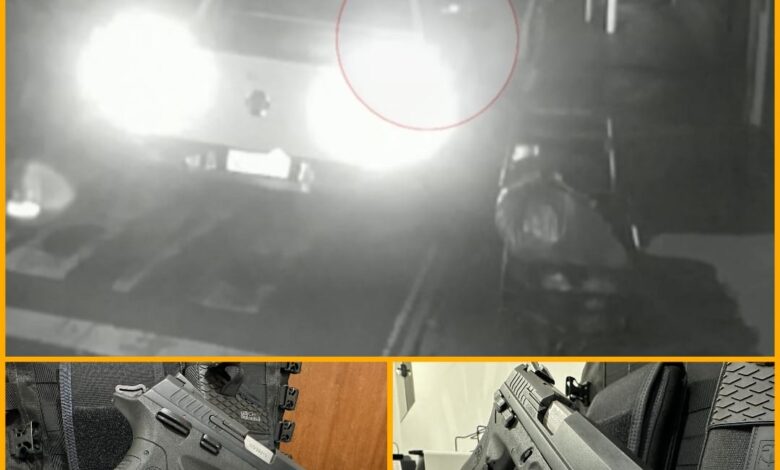 Fotos de Imagens mostram homem atirando na casa da ex-namorada em Sarandi