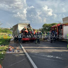 Fotos de Motorista morre após grave acidente na BR-376 em Marialva 