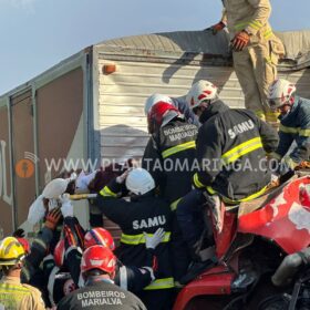 Fotos de Motorista morre após grave acidente na BR-376 em Marialva 