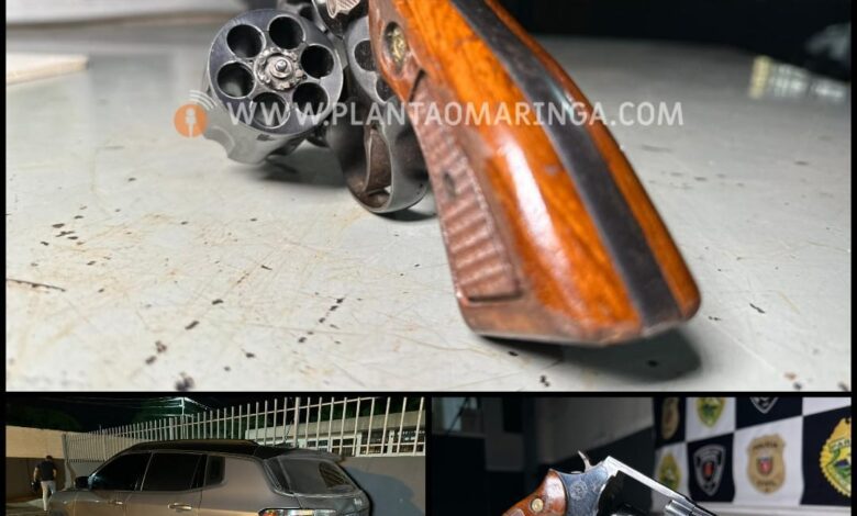 Fotos de Trio é detido com carro roubado e portando arma de fogo em Maringá
