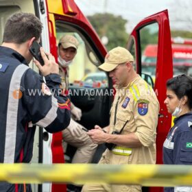 Fotos de Mulher é atacada e ferida com 7 facadas pelo ex-companheiro em Sarandi; Homem tentou suicídio 