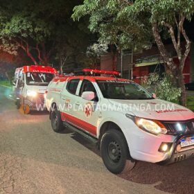 Fotos de Pai e filho de 4 anos ficam feridos após serem atropelados em Maringá