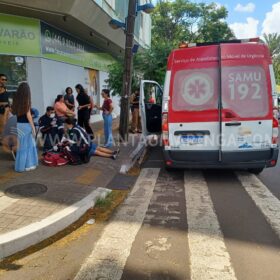 Fotos de Imagens de câmera de segurança registram grave acidente em Maringá 