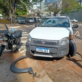 Fotos de Imagens de câmera de segurança registram grave acidente em Maringá 