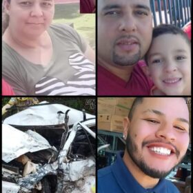 Fotos de Quatro pessoas morreram em um grave acidente na PR-466