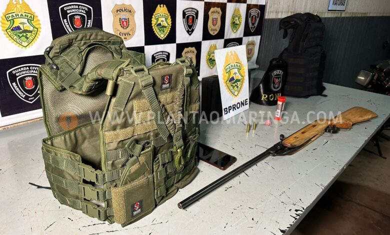 Suspeito de integrar quadrilha piratas do asfalto é preso com arma e coletes balísticos Foto 1 Fotos de Suspeito de integrar quadrilha piratas do asfalto é preso com arma e coletes balísticos