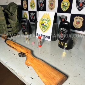Fotos de Suspeito de integrar quadrilha piratas do asfalto é preso com arma e coletes balísticos