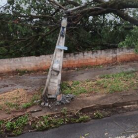 Fotos de Tenda desaba com forte chuva e deixa 8 pessoas feridas em Maringá 
