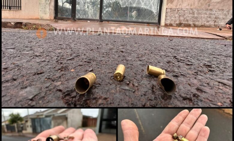 Fotos de Casa onde estavam duas crianças é atingida por 15 tiros em Sarandi  