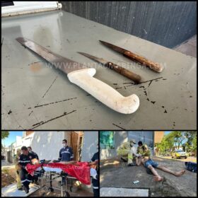 Fotos de Duas pessoas são esfaqueadas e autor é preso em flagrante em Maringá 