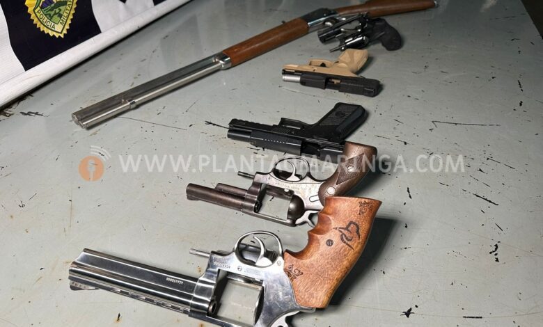 Empresário é preso após realizar disparos de arma de fogo no centro de Maringá Foto 1 Fotos de Empresário é preso após realizar disparos de arma de fogo no centro de Maringá