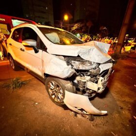 Fotos de Homem é atropelado e prensado contra muro após discussão em Maringá