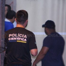 Fotos de Homem é executado com 13 tiros após ser chamado na porta de casa Maringá e suspeita é de crime passional 
