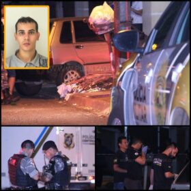 Fotos de Homem é executado com 13 tiros após ser chamado na porta de casa Maringá e suspeita é de crime passional 