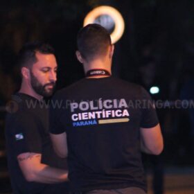 Fotos de Homem é executado com 13 tiros após ser chamado na porta de casa Maringá e suspeita é de crime passional 