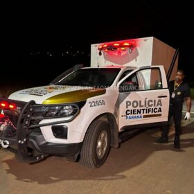 Fotos de Câmera registra homem sendo executado com 32 tiros em Mandaguaçu    