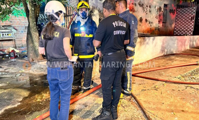 Fotos de Irmãos de 7 e 12 anos morrem carbonizadas em incêndio a residência em Maringá 
