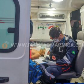 Fotos de Jovem de 19 anos é baleado na frente de casa em Maringá 