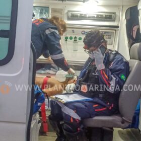 Fotos de Jovem de 19 anos é baleado na frente de casa em Maringá 