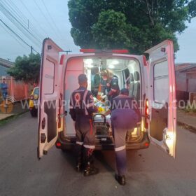 Fotos de Jovem de 19 anos é baleado na frente de casa em Maringá 
