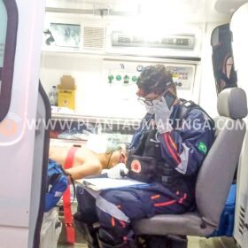 Fotos de Jovem de 19 anos é baleado na frente de casa em Maringá 