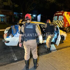 Fotos de Maringá; Homem busca arma no carro para atirar em desafeto e acaba ferido pela própria arma