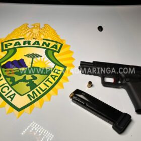 Fotos de Maringá; Homem busca arma no carro para atirar em desafeto e acaba ferido pela própria arma