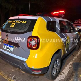 Fotos de Maringá; Homem busca arma no carro para atirar em desafeto e acaba ferido pela própria arma