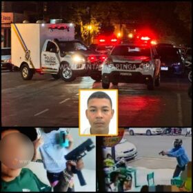 Fotos de Câmera registra homem sendo executado a tiros em Sarandi 