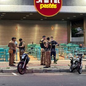 Fotos de Morador de Maringá é executado a tiros em pastelaria em Sarandi