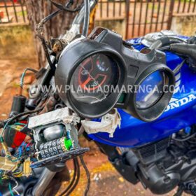 Fotos de Morre motociclista que bateu em árvore ao tentar fugir da polícia em Maringá 