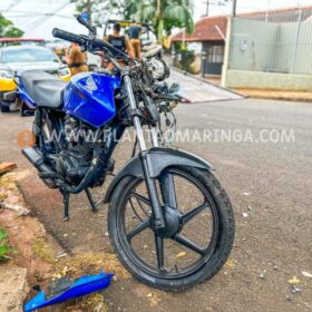 Fotos de Motociclista é intubado após bater em árvore durante fuga da Polícia Militar em Maringá  