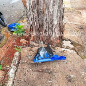 Fotos de Morre motociclista que bateu em árvore ao tentar fugir da polícia em Maringá 