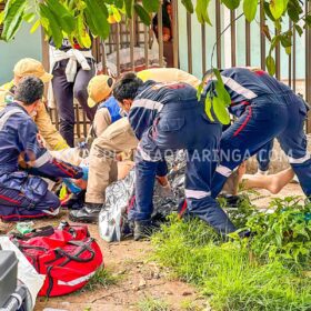 Fotos de Motorista de carro avança preferencial e deixa motociclista entre a vida e a morte em Maringá