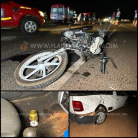 Fotos de Motorista faz conversão proibida e deixa casal de motociclista gravemente ferido  