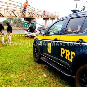 Fotos de Motorista morre ao bater em coluna de passarela em Maringá