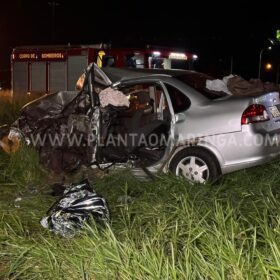 Fotos de Câmera registrou acidente que matou empresário em Maringá 
