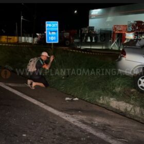 Fotos de Câmera registrou acidente que matou empresário em Maringá 