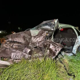 Fotos de Câmera registrou acidente que matou empresário em Maringá 