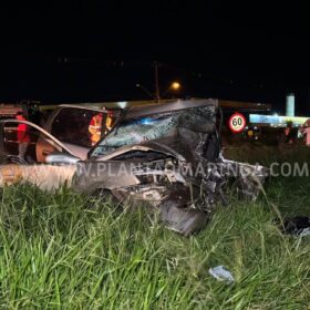 Fotos de Câmera registrou acidente que matou empresário em Maringá 